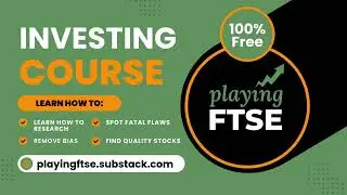 10 Week, Totally Free, Investing & Researching Course - Launching Imminently!