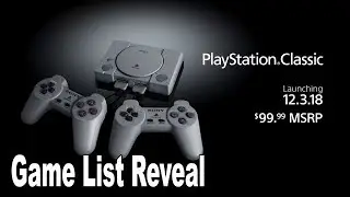 PlayStation Classic - Full Game List Reveal Trailer [HD 1080P]