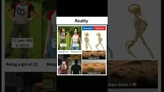 true reality 😶&zwj;🌫️ normal VS tiktok girls 😂, 12 years old...💀, being a...❤️&zwj;🔥, 4th i don't understand