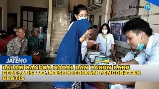 DALAM RANGKA NATAL DAN TAHUN BARU GEREJA ISA AL MASIH BERIKAN PENGOBATAN GRATIS