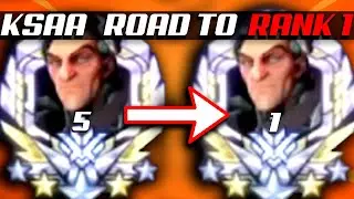 Ksaa Top 5 EU Tank - Sigma Main! [ Overwatch Season 30 Top 500 ]