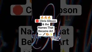 🔥🔥🔥 🛑 Chris Gibson & the Names That Became Art 🖋️🎨 #TheNameYouLike 🌐 TheNameYouLike.com by Lady D 🌹
