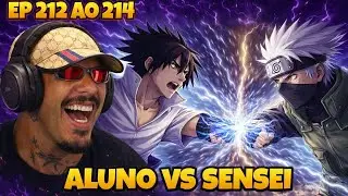 SASUKE vs KAKASHI - Epis&oacute;dios 212 ao 214 - SNOPEY assistindo NARUTO SHIPPUDEN