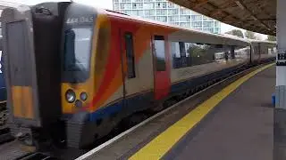 SWR Class 444045 Desiro Arriving into Portsmouth Harbour The 23rd of October 2023