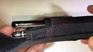 Vertical Dual Phone Holster Pouch Case Nylon Double Decker Belt Case Holder Two Smartphones