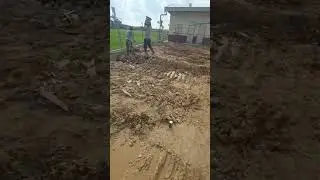 Small Scale Concrete Mixing and Pouring #shorts #DIY #construction #viralvideo