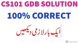 CS101 GDB Solution Spring 2020 by Tech Solo Soft.