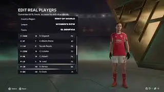 EA SPORTS FC 26 | SL BENFICA WOMENS - ALL Player Faces & Ratings in FC 26
