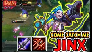 JINX BUILD CRIT | JINX WILDRIFT GUIDE CRIT DAMAGE | League Of Legends RANK GAME