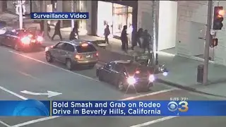 Bold Smash And Grab Caught On Video In California