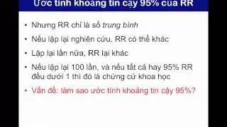 Bài giảng 21: Tỉ số nguy cơ (risk ratio)