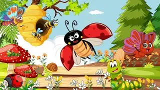 Lulu the Ladybug Story | Animals for Kids | Video for Kids Learning | Cartoon for Kids | Kids Songs
