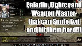 Neverwinter Nights Smite Avenger Paladin Fighter Weapon Master Build