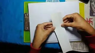 How to make paper boat for zoology practical #microtomy