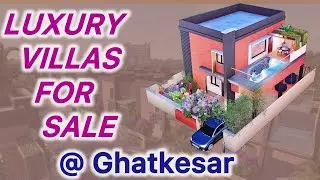 Luxury Villas for Sale near Ghatkesar with Swimming Pool | Villas near Bacharam | Spanesta Villas