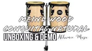 Лучшая ударная установка | Meinl Wood Conguitas Natural | Распаковка и демо | Meinl Percussion