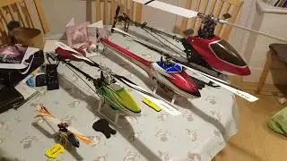 150 to 500 Rc Helicopter size comparison