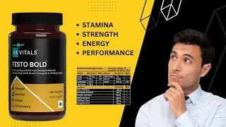HealthKart HK Vitals Testo Bold -Testosterone Booster+ Muscle Builder | Healthkart Testo Bold Review