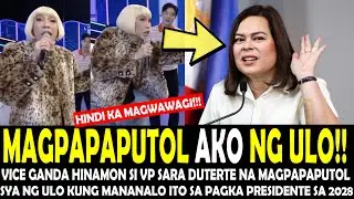 VICE GANDA magpapaputol ng ulo kung mananalo si VP Sara Duterte sa 2028 Presidential Election