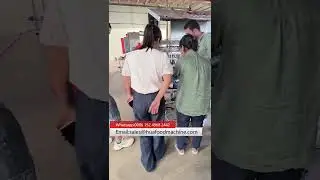 Mango Peeling Machine Factory - Customer Visit