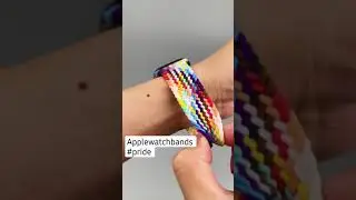 Pride Nylon Band for Apple Watch Band 6 SE  44mm 40mm 38mm 42mm Braided solo loop Elastic Belt.