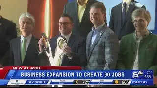 Knoxville business expansion to create 90 jobs
