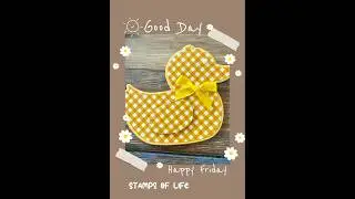 Happy Fold It Friday!Have a ducktastic day!#shapedcards #cardsbydecaro #duck #fyp #diy