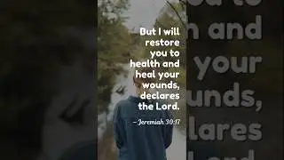 #HealingThroughFaith &ndash; Powerful Bible Verses for Strength & Restoration! #bibleverse #faith