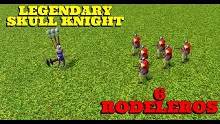 Age of Empires III  Definitive Edition Legendary skull knight vs 6 rodeleros