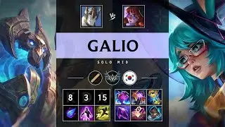 Galio Mid vs Aurora - KR Challenger Patch 25.14