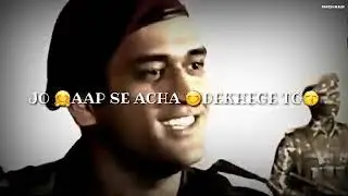 Ms Dhoni- heart touching lines... #msdhoni #msdhonifans #hearttouchinglines #statusvedio #shortvedio
