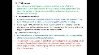HTML Syntax | VTU 6th sem CSE