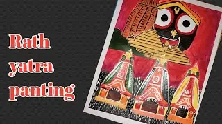 How to draw Rath yatra panting | Odisha | festival special