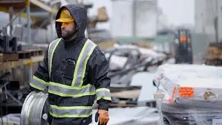 Tough Duck Safety Rain Jacket - Waterproof Rating, Color Options, ANSI Class & More