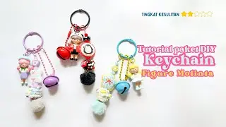 Tutorial Mini Keychain Figure Molinta 👒 | Keychain | Phonestrap | DIY | Phonestrap | Bag Charm