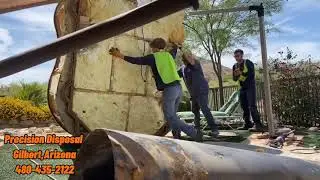 How To: Cut up & Dispose Of A Hot Tub