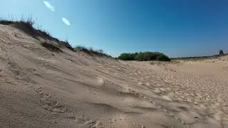 Epic Desert Landscape Adventure: Sand Dunes by the Sea