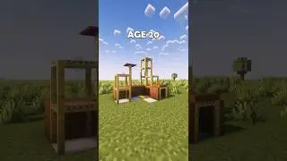 The best Minecraft Cat Tree Houses at different ages #minecraft #shorts