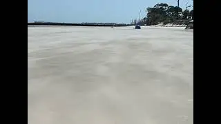 Sand blowing on the beach ❤️🌴