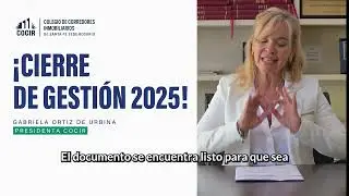 Cierre Gesti&oacute;n - Gabriela Ortiz De Urbina - COCIR