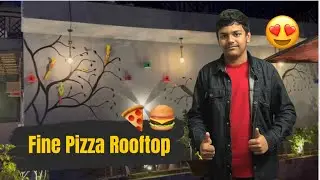 Fine Pizza Family Restaurant Rooftop | Lahore Zarar Shaeed Road #famology #daily vlog #rooftop 