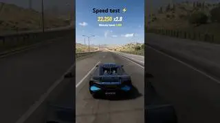Buggati Divo Speed Test in Forza Horizon 5 ⚡️ #trending #forzahorizon5 #forza #bugatti #supercars