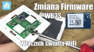Zmiana firmware - włącznik dopuszkowy Tuya - moduł WB3S, wgrywanie OpenBeken