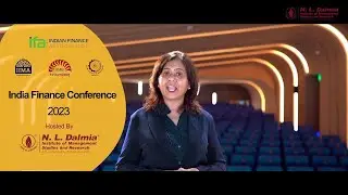 Indian Finance Conference | Promo Video | Dr  Shilpa Peswami | N. L. Dalmia Institute