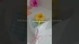 this is your sign to make cute bouquet 💐.pee dairies .aesthetic claw clip bouquet .
