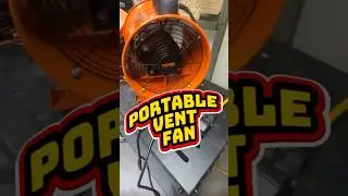 10&rdquo; 380W Axial ventilation fan.  1800+cfm