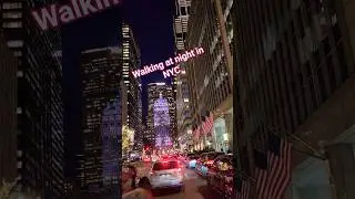 #shorts Walking at night in NYC #travel #nice #music #outdoors #newyork#nyc#beautiful #nightwalking