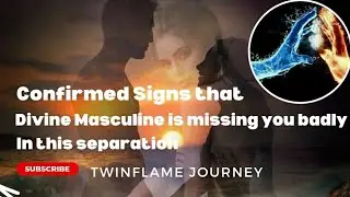 Confirmed Signs that Divine Masculine is missing you madly 💖❤🧿 || Twinflame Journey separation