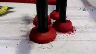 Protecta&reg; FR Putty Cord - passive fire potection installation for small gaps service penetrations