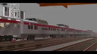 ROBLOX Railfanning at Joliet, IL S55E114: AMRoad Silver Streak Long Haul Train